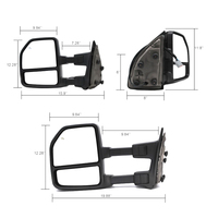1999-2003 pour Ford F250 F350 F450 Super Duty rétroviseurs de remorquage nouveaux rétroviseurs latéraux avec verre électrique fonction chauffante clignotant