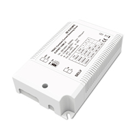 Transformador LED de Plástico AC-DC EUCHIPS de 60W con Controlador de Corriente Constante de Corte de Fase Regulable por Triac 700-1200mA