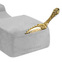 Coussin ergonomique en mousse à mémoire de forme en U pour extension de cils, idéal pour salon de beauté