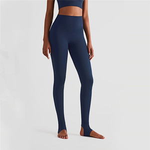 Quần Yoga Cạp Cao Quần Legging Nữ Trần Truồng Cảm Thấy Squat Proof Không Có Ngón Chân Lạc Đà Đàn Hồi Khô Phù Hợp Với Tập Thể Dục Phòng Tập Thể Dục Quần Bó - Product Image 2
