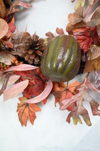 Good Price Customized 24inch Home <b>Decoration</b> Pinecorn Artificial Autumn Pumpkin Wreath - Product Image 3