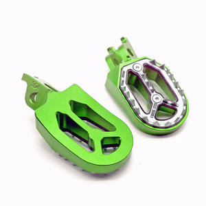 Reposapiés CNC universales de alta calidad para <span class=keywords><strong>Motocross</strong></span>, <span class=keywords><strong>precio</strong></span> de fábrica barato, dientes de tiburón de acero inoxidable, clavijas de aluminio para bicicleta de Cross - Product Image 6