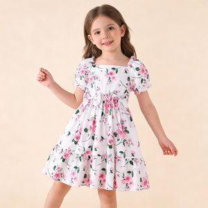 Abito da Cerimonia per Bambine Hongbo, Elegante Vestito Floreale Personalizzato per Damigelle, Abito da Principessa per Bambine - Product Image 2