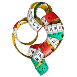 Ventas directas de fábrica, medida de ropa, regla de sastre de gama alta de cinta métrica de color, Regla suave de 150cm con botones - Product Image 5