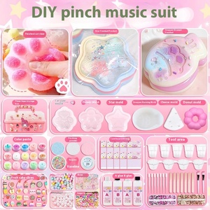 ชุดของเล่นบีบ DIY สำหรับเด็ก ชุดเต็ม ทำเอง ทำมือ พร้อมกาว AB และแม่พิมพ์ซิลิโคน สำหรับเด็กสร้างสรรค์ - Product Image 5