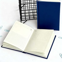 Buku Harian Bersampul Keras Hijau Solid Elegan dengan Lembaran Dalam Berbingkai Garis, Notebook Portabel untuk Pertemuan Bisnis