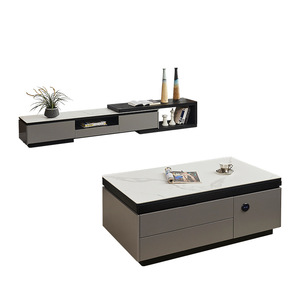 Smart Lift-Up <b>Coffee</b> <b>Table</b> Marble Top With USB Port Square Tea <b>Table</b> For Living Room - Product Image 5