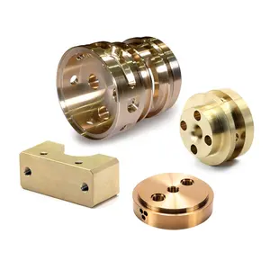 Machining Brass China Manufacturer Precision Milling Turning Metal Brass Machined Parts Custom Brass CNC Machining Parts Service
