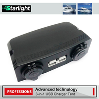 Chargeur de voiture universel 12V 24V 3 en 1, allume-cigare, port QC3.0 PD USB-C, charge rapide