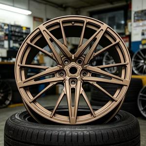 Rines de Aleación de Bronce Forjados Personalizados de Lujo GS en Oferta, 19, 20 y 22 Pulgadas, Diseño Cóncavo, 5x114.3, 5x130, 5x120, 5x112 para BMW, Audi, <span class=keywords><strong>Nissan</strong></span> - Product Image 4