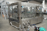 17 años de fábrica 8000-20000cph pequeña máquina automática de sellado y llenado de latas de aluminio máquinas de llenado