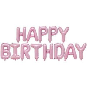 Ensemble de ballons en plastique écologiques non toxiques durables de 16 pouces avec inscription « Joyeux anniversaire » pour la décoration de fête d'enfants - Product Image 3