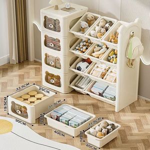 Childrens Toy Storage Cabinet Drawer Type Plastic Baby Organizer With 6 Layers For Toys Books Clothes Bedroom Use - Product Image 4