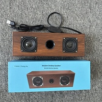 Haut-parleurs d'ordinateur 2.0 canaux Zhengma S01, petit caisson de basses en bois pour PC et ordinateurs portables avec USB, style rétro, Chine continentale
