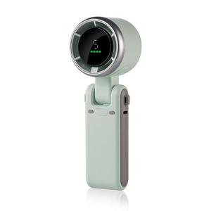 Foreign trade high-speed handheld small <b>fan</b> <b>USB</b> <b>mini</b> portable folding neck hanging turbo small battery life portable - Product Image 3