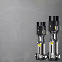 Pompa Vertikal CDL(F)2-11 CNP Pompa Tekanan Tinggi untuk Reverse Osmosis Air Stainless Steel 304 316L
