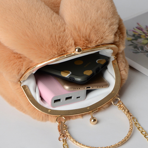 Nouveauté Sacs à main pour femmes Sac à main mignon Sac à main d'automne et d'hiver Nouveaux modèles Sacs à main à oreilles <span class=keywords><strong>de</strong></span> lapin pour femmes - Product Image 6