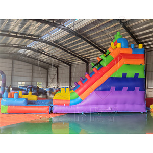Structure gonflable avec <span class=keywords><strong>toboggan</strong></span> aquatique et <span class=keywords><strong>piscine</strong></span> amovible pour les fêtes d'enfants, les jeux en intérieur et les événements festifs - Product Image 5