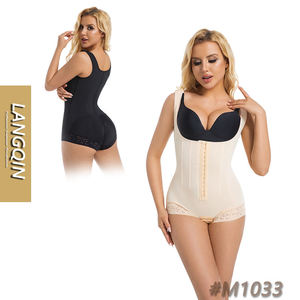 Gaine de compression post-partum taille haute respirante pour usage quotidien, contrôle du ventre, fermeture à glissière et crochets, en Nylon-Spandex, ODM - Product Image 1