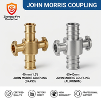 Raccord de tuyau d'incendie en laiton John Morris Coupling BS 40A, qualité export, fourniture directe usine, système de protection incendie, étanchéité fiable