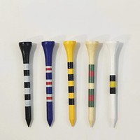 Accessoires de golf Emballage écologique Sac en papier kraft Logo personnalisé/couleur quantité minimale de commande bas T-shirt de golf 70 Mm/ 83 mm