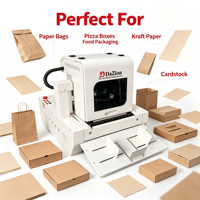 Nouvelle imprimante numérique jet d'encre monocouche DZ 400 2026 avec tête d'impression HP A4 pour sacs en papier, sacs non tissés, boîtes à pizza et serviettes