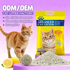 Litière pour chat en vrac, vente en gros, forte absorption, 99% sans poussière, litière pour chat premium en bentonite - Product Image 1