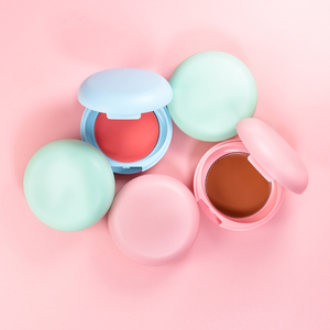 Maquillage du visage avec votre logo, Palette de crème <span class=keywords><strong>blush</strong></span>, étiquette privée personnalisée, Palette de 5 fards à joues en <span class=keywords><strong>poudre</strong></span> pour accepter les petites commandes - Product Image 4