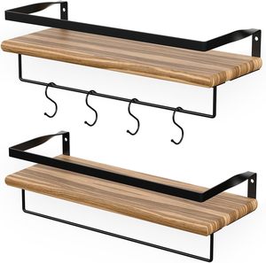 ชั้นวางของไม้อะคาเซีย2ชั้นชั้นชั้นวางเครื่องเทศไม้ไผ่โถเครื่องปรุงเซรามิกที่เก็บสมุนไพรตู้ครัวลิ้นชักที่เก็บของ - Product Image 1