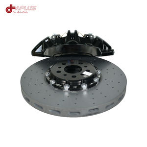 Pinzas de freno delanteras de 6 pistones y traseras de 1 pistón con discos de freno de cerámica de carbono perforados F30 F32 F80 Serie 3 Serie 4 M3 Kit de frenos completo - Product Image 4