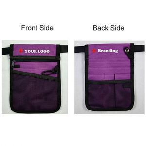 Convenient Quick Pick Medical <b>Nurse</b> Waist <b>Bag</b> Durable Waterproof Polyester <b>Nurse</b> Tool Pocket with Belt Strap Zipper Closure - Product Image 4