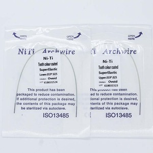 ฟันปลอมวัสดุผลิตภัณฑ์ทันตกรรมสายเคลือบ Niti ทันตกรรมจัดฟัน Archwire - Product Image 5
