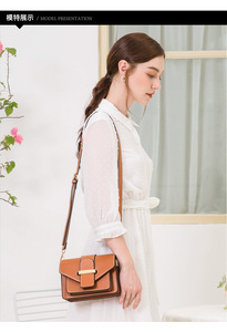 Sac à bandoulière pour femme en cuir véritable de haute qualité, sac à main élégant et tendance, sacoche bandoulière pour femme, vente en gros d'usine - Product Image 3