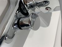 Échantillon Gratuit : Robinet Mural Chromé Chaud/Froid pour Salle de Bain, Mitigeur de Baignoire pour Ensemble de Douche