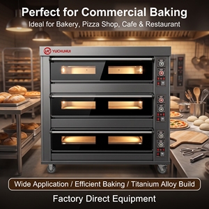 Horno de Convección Eléctrico Industrial Profesional de Alta Resistencia para Panadería, Máquina para Hornear Pan, <span class=keywords><strong>Pizza</strong></span>, Pasteles y Galletas para Restaurantes - Product Image 5