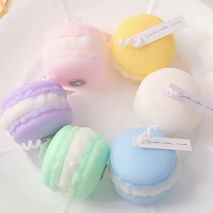 Velas perfumadas con forma <span class=keywords><strong>de</strong></span> macarrón, aromaterapia, vela <span class=keywords><strong>de</strong></span> <span class=keywords><strong>soja</strong></span> hecha a mano, aroma <span class=keywords><strong>de</strong></span> larga duración para decoración del hogar, ambientador, regalos <span class=keywords><strong>de</strong></span> cumpleaños - Product Image 1