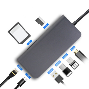 新抵达的8合1 Mac扩展坞多端口<span class=keywords><strong>USB</strong></span>集线器C型适配器 - Product Image 5