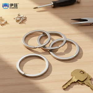 Anillos de Llavero de Acero Inoxidable al por Mayor, Anillos Metálicos para Llaveros para Negocios - Product Image 1