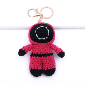Colgantes de punto hechos a mano populares transfronterizos, bolsos de muñeca de hilo tejido, adornos, muñecos de juego creativos de punto terminados - Product Image 3