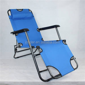 في الهواء الطلق التخييم كرسي الشاطئ طوي الشمس المتسكع سرير الشاطئ ، مريحة قابل للتعديل حديقة نزهة صالة كرسي وسادة كرسي - Product Image 4