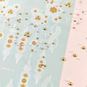 สติกเกอร์รอยสักติดฐานสีขาวติดพลอยเทียมสีทองสติกเกอร์รอยสักปลอมสำหรับงานปาร์ตี้สุดหรูติดลายสักสำหรับร่างกาย - Product Image 6