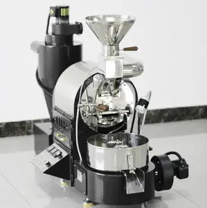 Torneira doméstica de café, 0.5 kg 110 220v máquina de cozimento dobradiça elétrica mini máquina de fumo infravermelho