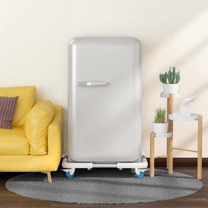 <span class=keywords><strong>Support</strong></span> de <span class=keywords><strong>machine</strong></span> à <span class=keywords><strong>laver</strong></span> rotatif à 360 degrés forte capacité portante rouleau mobile mobile pour appareils ménagers - Product Image 5