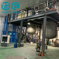 Ligne de production d'émulsion acrylique semi-automatique TGM 440V personnalisée pour la fabrication d'adhésifs d'étiquettes industrielles