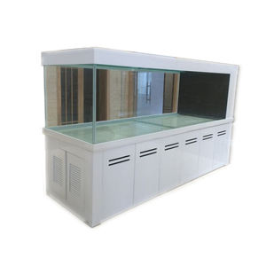 Réservoir d'<span class=keywords><strong>aquarium</strong></span> à eau salée personnalisable en verre clair ultra blanc à faible teneur en fer cristal de grande taille - Product Image 1