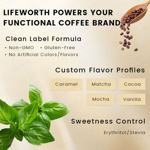 LIFEWORTH Café Instantané Mélange Herbes Garcinia Cambogia <span class=keywords><strong>Yerba</strong></span> Maté pour Stimuler le Métabolisme et Brûler les Graisses - Product Image 5