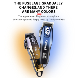 KEMEI Km-709A 5W Tagliacapelli Elettrico da Uomo con Lama in Acciaio Inox, Due Colori Disponibili, Trimmer Maschile OEM - Product Image 5