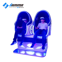 9d VR cinéma vr simulation jeux chaise VR egg simulateur 3 DOF plate-forme avec effet spécial parc d'attractions à pièces