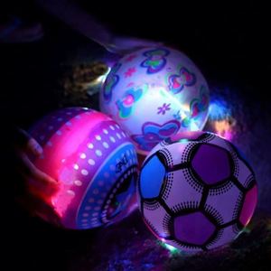 Outdoor Glowing in the Dark Light up Inflatable <b>Led</b> Luminous Sports Beach <b>Balls</b> Pvc Toy for Children Wholesale - Product Image 5
