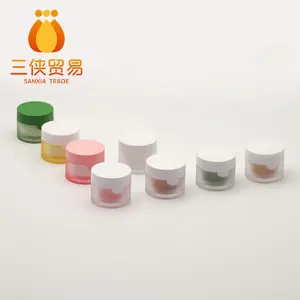 Wholesale sales 5ml plastic packaging cute uv gel jars for cosmetics cream
